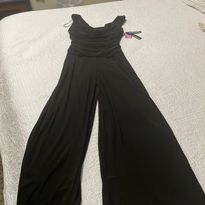 All black evening jumpsuit